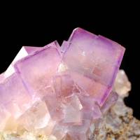Fluorine d'Arbouet - cristaux automorphes